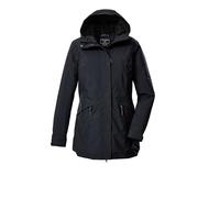 Killtec KOW 19 WMN PRK 43307-000 Women's Outdoor Parka/Functional Parka with Hood Black Blue 44