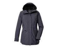 Killtec KOW 19 WMN PRK 43307-000 Women's Outdoor Parka/Functional Parka with Hood, Metal, 48
