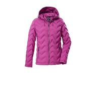 Killtec KOW 23 WMN QLTD JCKT 43305-000 Women's Quilted Functional Jacket in Down Look with Hood Magenta 50