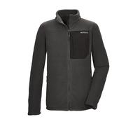 killtec KOW 29 MN FLC JCKT Men's Sherpa Fleece Jacket with Stand-Up Collar, Dark Stone, 3XL, 44435-000