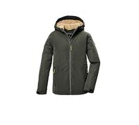killtec KOW 377 BYS JCKT 42169-000 Boys' Functional Winter Jacket with Hood Dark Moss 152