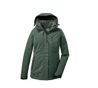 Killtec KOW 38030-000 Women's Functional Jacket with Zip-Off Hood 170 kg WMN Jacket Green Grey 23
