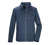 killtec KOW 73 MN FLC JCKT Men's Knitted Fleece Jacket with Stand-Up Collar, Dark Blue, XL, 43314-000