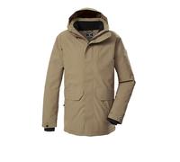 Killtec KOW 85 MN PRK 43331-000 Men's Outdoor Parka/Functional Parka with Removable Hood Taupe M