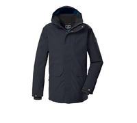 Killtec KOW 85 MN PRK 43331-000 Men's Outdoor Parka/Functional Parka with Zip-Off Hood Black Blue 4XL