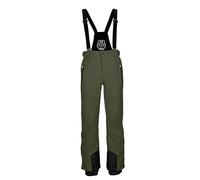 Killtec KSW 100 ENOSH MN SKI PNTS Men's Ski Trousers with Removable Straps, Edge Protection and Snow Guard Forest Green, M, 43431-000
