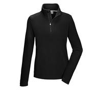 Killtec KSW 101 WMN FLC SHRT Women's Fleece Shirt with Stand-Up Collar and Zip Black 44 40880-000