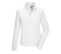 Killtec KSW 101 WMN FLC SHRT Women's Fleece Shirt with Stand-Up Collar and Zip Off White, 40, 40880-000