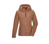 killtec KSW 108 WMN FLC JCKT Women's Fleece Jacket/Hybrid Jacket with Hood Toffee, 44, 43613-000