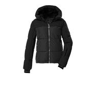 Killtec KSW 111 WMN SKI QLTD JCKT Women's Quilted Jacket in Down Look with Hood and Zip-Off Snow Guard Black 46 43616-000