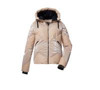 Killtec KSW 113 WMN SKI QLTD JCKT Women's Quilted Jacket in Down Look with Hood and Removable Snow Guard 43618-000 Nomad 42