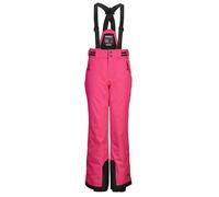 Killtec KSW 198 GRLS SKI PNTS, Girls' Ski Trousers with Removable Bib, Edge Protection and Snow Guard, Fuchsia, 152, 43488-000