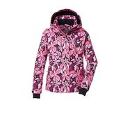 Killtec KSW 211 GRLS SKI JCKT 43598-000 Girls' Functional Jacket with Hood and Snow Guard Dark Stone AOP 128