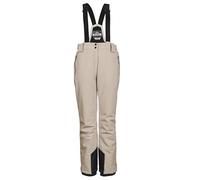 Killtec KSW 249 WMN Ski PNTS_ERIELLE Women's Ski Trousers with Removable Straps, Edge Protection and Snow Guard, Light Taupe, 38, 43428-000
