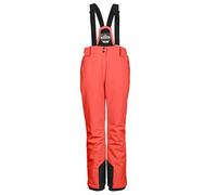 Killtec KSW 249 WMN Ski PNTS_ERIELLE Women's Ski Trousers with Removable Straps, Edge Protection and Snow Guard Bright Coral, 36, 43428-000
