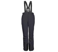 Killtec KSW 249 WMN Ski PNTS_ERIELLE Women's Ski Trousers with Removable Straps, Edge Protection and Snow Guard, Black/Blue, 38, 43428-000