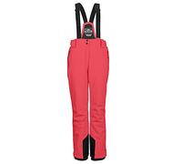 Killtec KSW 249 WMN SKI PNTS, Women's Functional Ski Trousers with Removable Straps, Edge Protection and Snow Guard, Neon Coral, 42, 37559-000