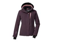 Killtec KSW 25 WMN Ski Jacket/Functional Jacket with Zip-Off Hood and Snow Guard 43411-000 Plum 48