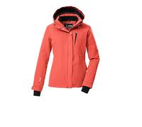 Killtec KSW 25 WMN Ski Jacket/Functional Jacket with Zip-Off Hood and Snow Guard Bright Coral 40 43411-000