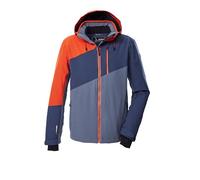 Killtec KSW 32 MN Ski Jacket Men's Outdoor Jacket with Zip-Off Hood and Snow Guard Steel L 43430-000
