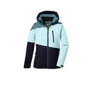Killtec KSW 331 GRLS SKI JCKT, Girls' Functional Jacket with Hood and Snow Guard, Mint, 152, 42091-000
