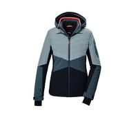 Killtec KSW 34 WMN Ski Jacket/Functional Jacket with Zip-Off Hood and Snow Guard Light Ice Blue, 36, 41967-000