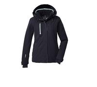 Killtec KSW 35 WMN Women's Ski Jacket with Zip-Off Hood and Snow Guard Black Blue 44 43419-000
