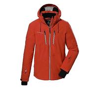Killtec Ksw 44 Mn Men's Ski Jacket/Functional Jacket with Removable Hood, 10,000 mm Hydrostatic Head, Breathable, Waterproof Zip, Snow Guard, PFC-Free, Blue, Size 56