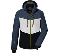 Killtec KSW 45 men's ski jacket with detachable hood and zipper, blue (38699/872)