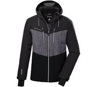Killtec KSW 45 Men's Zip-Up Ski Jacket with Detachable Hood, Gray/Black (38699/238)