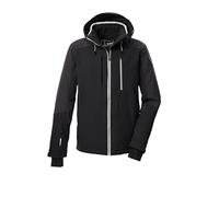 killtec KSW 45 MN Men's Ski Jacket with Zip-Off Hood and Snow Guard Black XL 43432-000
