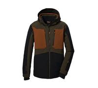 Killtec KSW 47 MN Men's Ski Jacket/Functional Jacket with Zip-Off Hood and Snow Guard Mud L 41978-000