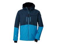 Killtec KSW 53 MN 43433-000 Men's Ski Jacket with Hood and Snow Guard Dark Blue 4XL
