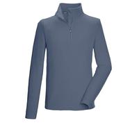 Killtec KSW 99 MN FLC SHRT 40878-000 Men's Fleece Shirt with Stand-Up Collar and Zip Steel XXL