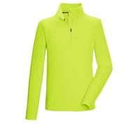 Killtec KSW 99 MN FLC SHRT Men's Fleece Shirt with Stand-Up Collar and Zip Spring Green, XL, 40878-000