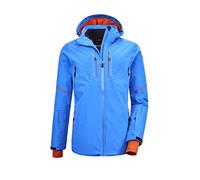 Killtec Kuopio Men's Ski Jacket A Functional Jacket with Zip-off Hood and Snow Guard, mens, Functional jacket with zip-off hood and snow guard, 36102-000, sky blue, XXX-Large