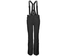 Killtec Laraka 35247-000 Women's Ski Trousers with Zip-Off Bib and Edge Protection Black 42