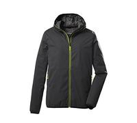 Killtec Men's Kos 60 Mn 2-Layer Functional Outdoor Jacket with Hood, Packable, Dark Anthracite, M