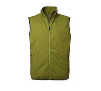 Killtec Men's 2-Layer Functional Vest with Stand-Up Collar, Packable, pistachio, S