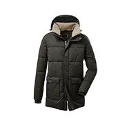 Killtec Men's Gw 46 Mn Qltd Prk Casual Functional Parka in Down Look with Zip-Off Hood and Zip-off Sherpa Fleece Collar