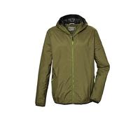 Killtec Men's Kos 112 Mn Jckt Functional Waterproof, rain Jacket with Hood, Packable, Green Moss, M