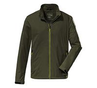 Killtec Men's Kos 8 Mn Sftshll Softshell Jacket with Stand-up Collar, Packable, Dark Olive, S