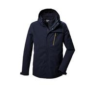 Killtec Men's Kow 6 Mn Jckt 3-in-1 Functional Waterproof Hood and Zip-in Fleece Jacket, Dark Navy, XXL