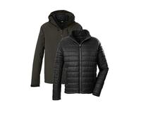 Killtec Men's Kow 95 Mn Outdoor Jacket / 3-in-1 Functional Jacket with Hood and Zip-In Quilted Jacket