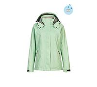 Killtec Virene Women's Functional Jacket with Zip-Off Hood and Magic Print, womens, Functional jacket with zip-off hood and magic print, 35420-000, pistachio, 34 (EU)