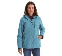 killtec Women's Damen Jacke Functional jacket/outdoor jacket waterproof with zip-off hood (pack of 1)