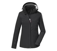 Killtec Women's Kos 133 Wmn Jckt Functional Outdoor Jacket with Zip-Off Hood, Black, 38