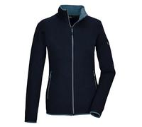 Killtec Women's Kow 111 Wmn KNT FLC Jckt Knitted Fleece Jacket with Stand-up Collar, Dark Navy, 38
