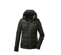 Killtec Women's Kow 149 Wmn Qltd Jckt Quilted Jacket with Zip-Off Hood, Dark Olive, 38