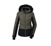 killtec Women's Ksw 102 Wmn Ski Qltd Jckt Ski jacket/functional jacket in down look with zip-off hood and snow guard